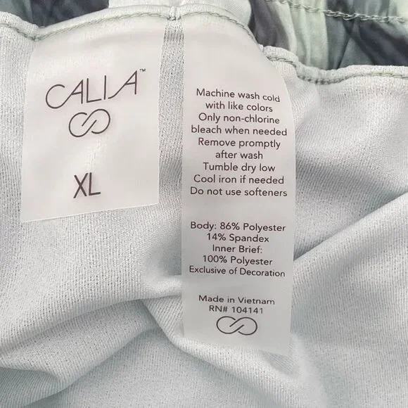 Calia Mid-Rise Infinity Shorts XL | 3” Inseam, Succulent Green, Run Collection - Picture 9 of 14